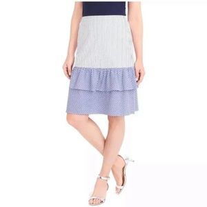 J Crew Factory - Tiered Ruffle Skirt